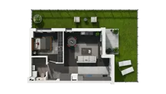 2 pokoje, mieszkanie 41,93 m², piętro 1, oferta nr B.1.06, ATAL Wzgórze Oruni, Gdańsk, Orunia Górna-Gdańsk Południe, ul. Emilii Hoene