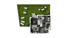 2 pokoje, mieszkanie 49,45 m², parter, oferta nr B.0.04, ATAL Wzgórze Oruni, Gdańsk, Orunia Górna-Gdańsk Południe, ul. Emilii Hoene