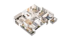2 pokoje, mieszkanie 99,54 m², piętro 4, oferta nr 3.04.C19, Ogrody Andersa IV, Gliwice, Wojska Polskiego, ul. J. Sowińskiego