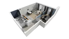 2 pokoje, mieszkanie 50,13 m², piętro 4, oferta nr B1.4.6, ATAL Symbioza, Gdynia, Cisowa, ul. Kcyńska