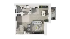 2 pokoje, apartament 74,20 m², piętro 1, oferta nr 16D.2, Przystań Sobieszewo, Gdańsk, Wyspa Sobieszewska, ul. Narcyzowa