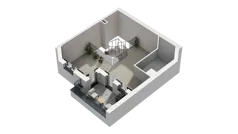 2 pokoje, apartament 74,20 m², piętro 1, oferta nr 16D.2, Przystań Sobieszewo, Gdańsk, Wyspa Sobieszewska, ul. Narcyzowa