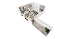 2 pokoje, apartament 41,10 m², piętro 16, oferta nr C-16-179C, ATAL Olimpijska, Katowice, Śródmieście, Bogucice, ul. Olimpijska / al. Korfantego