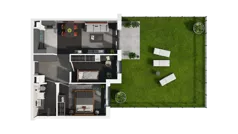 3 pokoje, mieszkanie 52,61 m², parter, oferta nr D.0.03, ATAL Wzgórze Oruni, Gdańsk, Orunia Górna-Gdańsk Południe, ul. Emilii Hoene