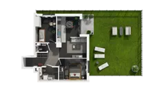 3 pokoje, mieszkanie 63,26 m², piętro 1, oferta nr A.1.09, ATAL Wzgórze Oruni, Gdańsk, Orunia Górna-Gdańsk Południe, ul. Emilii Hoene