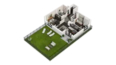 3 pokoje, mieszkanie 63,26 m², piętro 1, oferta nr A.1.09, ATAL Wzgórze Oruni, Gdańsk, Orunia Górna-Gdańsk Południe, ul. Emilii Hoene