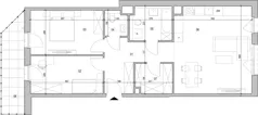 3 pokoje, mieszkanie 75,27 m², piętro 1, oferta nr D.1.129, ATAL Unii Lubelskiej, Poznań, Rataje, Starołęka, ul. Heleny Tadeuszak