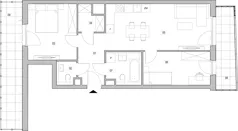 3 pokoje, mieszkanie 64,44 m², piętro 1, oferta nr F.1.272, ATAL Unii Lubelskiej, Poznań, Rataje, Starołęka, ul. Heleny Tadeuszak