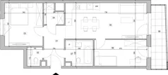 3 pokoje, mieszkanie 65,11 m², piętro 5, oferta nr F.5.288, ATAL Unii Lubelskiej, Poznań, Rataje, Starołęka, ul. Heleny Tadeuszak