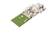 3 pokoje, mieszkanie 71,02 m², parter, oferta nr 2.00.D02, Ogrody Andersa IV, Gliwice, Wojska Polskiego, ul. J. Sowińskiego