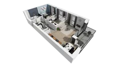 3 pokoje, mieszkanie 60,93 m², piętro 1, oferta nr B1.1.4, ATAL Symbioza, Gdynia, Cisowa, ul. Kcyńska