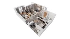 3 pokoje, mieszkanie 71,39 m², piętro 2, oferta nr 5.02.D10, Ogrody Andersa, Gliwice, Wojska Polskiego, ul. Leopolda Okulickiego