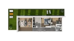 3 pokoje, mieszkanie 70,43 m², parter, oferta nr A3.0.52, ATAL Ruczaj, Kraków, Łagiewniki-Borek Fałęcki, Borek Fałęcki, ul. Obozowa