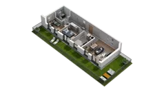 3 pokoje, mieszkanie 70,43 m², parter, oferta nr A3.0.52, ATAL Ruczaj, Kraków, Łagiewniki-Borek Fałęcki, Borek Fałęcki, ul. Obozowa