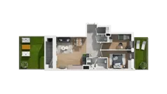 3 pokoje, mieszkanie 60,20 m², parter, oferta nr A5.0.37, ATAL Ruczaj, Kraków, Łagiewniki-Borek Fałęcki, Borek Fałęcki, ul. Obozowa