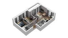 3 pokoje, mieszkanie 51,85 m², piętro 2, oferta nr A1.2.09, ATAL Ruczaj, Kraków, Łagiewniki-Borek Fałęcki, Borek Fałęcki, ul. Obozowa
