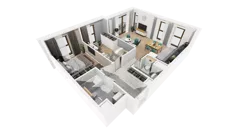 3 pokoje, mieszkanie 66,71 m², piętro 3, oferta nr A2.3.3, ATAL Idea Swarzędz, Swarzędz, ul. Tabaki