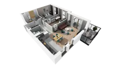 3 pokoje, mieszkanie 66,71 m², piętro 3, oferta nr A2.3.3, ATAL Idea Swarzędz, Swarzędz, ul. Tabaki