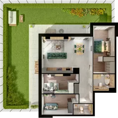 4 pokoje, mieszkanie 81,33 m², piętro 2, oferta nr B01.2.25, Skwer Witosa, Piastów, ul. Bodycha/Witosa