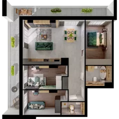 4 pokoje, mieszkanie 80,17 m², piętro 3, oferta nr A01.3.30, Skwer Witosa, Piastów, ul. Bodycha/Witosa
