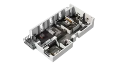 4 pokoje, mieszkanie 92,30 m², piętro 4, oferta nr A.4.22, ATAL Wzgórze Oruni, Gdańsk, Orunia Górna-Gdańsk Południe, ul. Emilii Hoene
