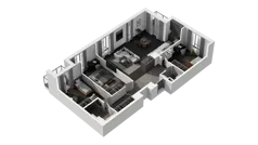 4 pokoje, mieszkanie 92,63 m², piętro 4, oferta nr B.4.23, ATAL Wzgórze Oruni, Gdańsk, Orunia Górna-Gdańsk Południe, ul. Emilii Hoene