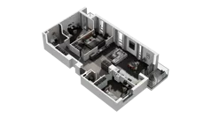 4 pokoje, mieszkanie 92,63 m², piętro 4, oferta nr B.4.23, ATAL Wzgórze Oruni, Gdańsk, Orunia Górna-Gdańsk Południe, ul. Emilii Hoene