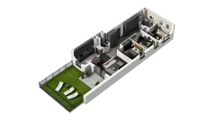 4 pokoje, mieszkanie 72,05 m², piętro 1, oferta nr C.1.06, ATAL Wzgórze Oruni, Gdańsk, Orunia Górna-Gdańsk Południe, ul. Emilii Hoene