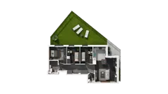 4 pokoje, mieszkanie 72,10 m², parter, oferta nr D.0.01, ATAL Wzgórze Oruni, Gdańsk, Orunia Górna-Gdańsk Południe, ul. Emilii Hoene