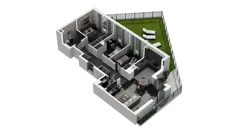 4 pokoje, mieszkanie 72,10 m², parter, oferta nr D.0.01, ATAL Wzgórze Oruni, Gdańsk, Orunia Górna-Gdańsk Południe, ul. Emilii Hoene