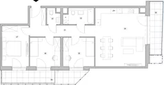 4 pokoje, mieszkanie 82,22 m², piętro 1, oferta nr C.1.65, ATAL Unii Lubelskiej, Poznań, Rataje, Starołęka, ul. Heleny Tadeuszak