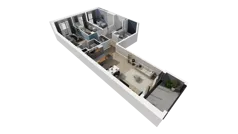 4 pokoje, mieszkanie 88,49 m², piętro 1, oferta nr B1.1.2, ATAL Symbioza, Gdynia, Cisowa, ul. Kcyńska