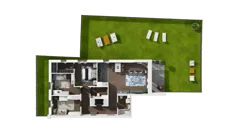 4 pokoje, mieszkanie 85,34 m², parter, oferta nr B1.0.01, Zakole Wisły II, Kraków, Podgórze, ul. Na Zakolu Wisły