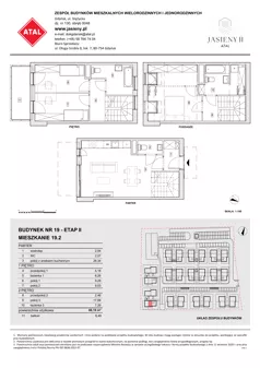 4 pokoje, mieszkanie 88,19 m², parter, oferta nr 19.2, ATAL Jasieny II, Gdańsk, Jasień, ul. Stężycka