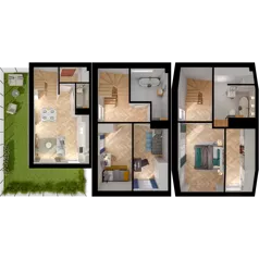 4 pokoje, mieszkanie 87,98 m², parter, oferta nr 21.1, ATAL Jasieny II, Gdańsk, Jasień, ul. Stężycka