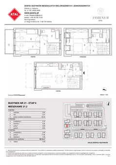 4 pokoje, mieszkanie 88,19 m², parter, oferta nr 21.2, ATAL Jasieny II, Gdańsk, Jasień, ul. Stężycka