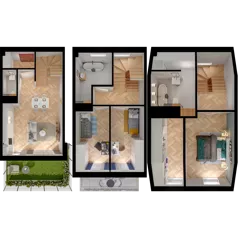 4 pokoje, mieszkanie 88,19 m², parter, oferta nr 21.2, ATAL Jasieny II, Gdańsk, Jasień, ul. Stężycka