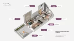 Dom 128,10 m², oferta nr A1.1, ATAL Ville przy Białej, Wrocław, Leśnica, Stabłowice, ul. Biała
