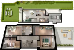 Dom 127,68 m², oferta nr A2.1, ATAL Ville przy Białej, Wrocław, Leśnica, Stabłowice, ul. Biała