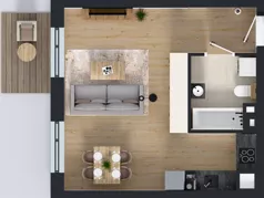 1 pokój, mieszkanie 33,89 m², piętro 2, oferta nr B7-K1-2-8, ATAL Strachowicka II, Wrocław, Żerniki, Fabryczna, ul. Strachowicka