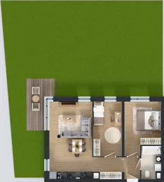 3 pokoje, mieszkanie 58,19 m², parter, oferta nr B8-K1-0-1, ATAL Strachowicka II, Wrocław, Żerniki, Fabryczna, ul. Strachowicka