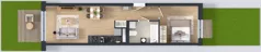 2 pokoje, mieszkanie 39,97 m², parter, oferta nr B10-K1-0-3, Żerniki Na Novo III, Wrocław, Żerniki, ul. Maxa Berga