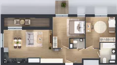 3 pokoje, mieszkanie 68,42 m², piętro 3, oferta nr B11-K2-3-2, Żerniki Na Novo III, Wrocław, Żerniki, ul. Maxa Berga