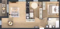 3 pokoje, mieszkanie 63,18 m², piętro 3, oferta nr B9-K2-3-1, Żerniki Na Novo III, Wrocław, Żerniki, ul. Maxa Berga