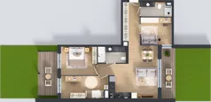 4 pokoje, mieszkanie 78,81 m², parter, oferta nr G.0.2, ATAL Parkowa, Poznań, Nowe Miasto, Osiedle Warszawskie, ul. Mogileńska