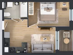 2 pokoje, mieszkanie 32,74 m², piętro 8, oferta nr 2.A63, Niebieski Bursztyn II, Reda, ul. Bosmańska