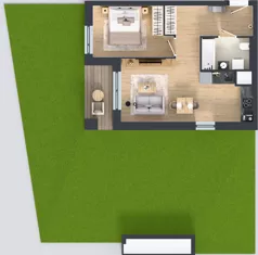 2 pokoje, mieszkanie 44,46 m², piętro 1, oferta nr 1A.1.12, Nowa Francuska IIB, Katowice, Osiedle Paderewskiego-Muchowiec, Muchowiec, ul. Szybowcowa
