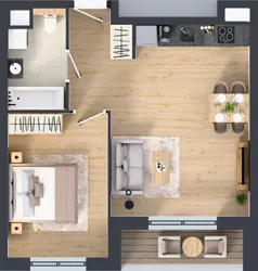 2 pokoje, mieszkanie 43,73 m², piętro 2, oferta nr A5.2.40, Zakole Wisły, Kraków, Podgórze, ul. Na Zakolu Wisły