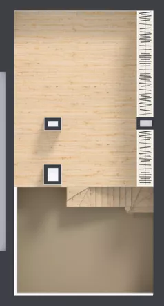 3 pokoje, mieszkanie 77,73 m², piętro 2, oferta nr 5.1.2, Skwer Harmonia 2, Kraków, Podgórze, Rybitwy, ul. Półłanki