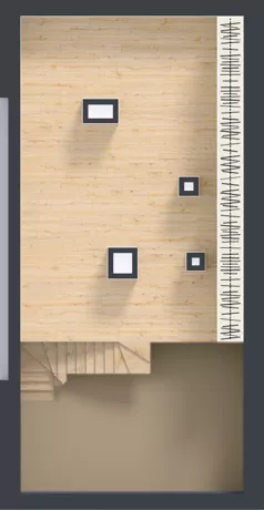 3 pokoje, mieszkanie 83,56 m², piętro 2, oferta nr 4.3.2, Skwer Harmonia 2, Kraków, Podgórze, Rybitwy, ul. Półłanki